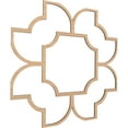 thumbnail image 3 of 83"W x 83"H x 3/8"T King Size Anderson Decorative Fretwork Wood Ceiling Panels, Hickory, 3 of 10