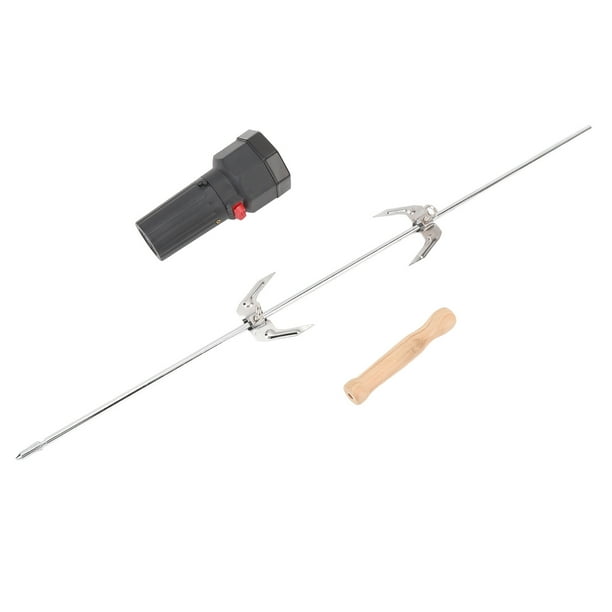 Kit De Parrilla Automática Para Asador, Potente Kit De Asador Inalámbrico Resistente Al Calor, Funciona Con Pilas, Fácil De Instalar, Portátil Con Motor Eléctrico Para