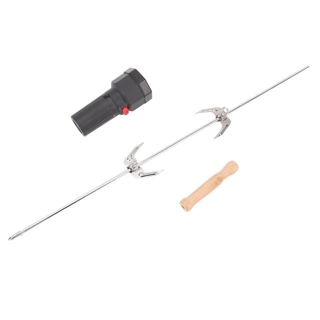Kit De Parrilla Automática Para Asador, Potente Kit De Asador Inalámbrico Resistente Al Calor, Funciona Con Pilas, Fácil De Instalar, Portátil Con Motor Eléctrico Para