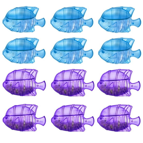 Nispira Limpiador Desmineralizador Universal 12 Fish para Humidificadores, Deshumidificadores Evaporativos Ultrasónicos, Agua Dura, Elimina el Olor a Polvo Blanco. Compatible con Protec Guardian Aquas