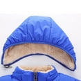 thumbnail image 5 of QUDDERR Baby Kids Girls Boys Winter Fleece Jackets with Hooded Toddler down Cotton Coats Warm Lined Puffer Outerwear for 6 Months - 8 Years, 5 of 9