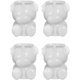 thumbnail image 1 of 4PCS ice cube tray, 3D bear ice cube mold, 1 of 4