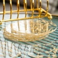 thumbnail image 4 of Just Released,Gold Foil Acrylic Drink Mat, Insulating Home Table Mat, Heat-Resistant, Varied Designs, For Kitchen/Dining, Protects Surfaces, Decorative Cup Mat, Stylish Home Accents | Acrylic, Gold, 4 of 7