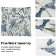 thumbnail image 4 of Chinoiserie Pillow Covers 20x20 Set of 2, Birds Bule Floral Farmhouse Decorations Throw Pillow Covers Vintage White Blue Outdoor Decorative Linen Cushion Case for Couch Sofa Home, 4 of 6