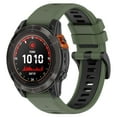 thumbnail image 5 of KOMI is suitable for Garmin fenix7X pro silicone strap Garmin Epix Pro two-color strap wrist,26mm quick-break horizontal stripe two-color,26mm strap with tool knife 40g, 5 of 5