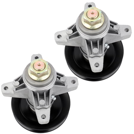 AUTOMUTO Spindle Assembly Mower Spindle Kit for Cub Cadet for MTD Spindle 618-04129 918-04129 618-04129B 918-04129B 618-04129A Mower Deck 918-04129 w/ Bearing 50 54 2pcs Mandrel Assembly