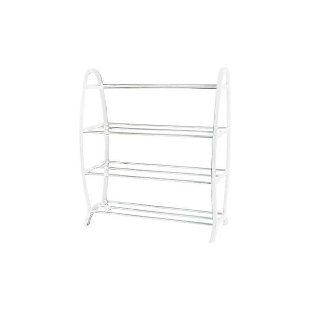 Assembled Shoe Rack for Home or Dorm - Space-Saving Storage Organizer with Multiple Tiers, Durable Plastic & Easy-Clean Design