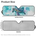 thumbnail image 6 of Yuyamidu Sea Turtle Windshield Sunshade for UV Rays & Heat Protection, Watercolor Turtle Sun Visor Suitable for Wrangler, Gladiator & Renegade, 6 of 6