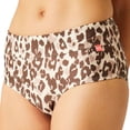 thumbnail image 4 of Regatta Womens Paloma Leopard Print Swim Briefs, 4 of 5