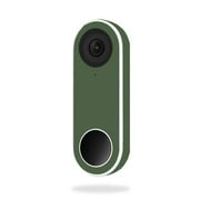 MightySkins NEHEL-Solid Olive Skin for Nest Hello Video Doorbell - Solid Olive