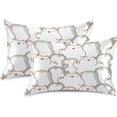 thumbnail image 2 of GZHJMY Cute Penguins Satin Pillowcase for Hair and Skin, Soft and Cozy Cooling Smooth Pillow Cover with Envelop Closure, Queen Size 20x30in Home Decor, 2 of 7