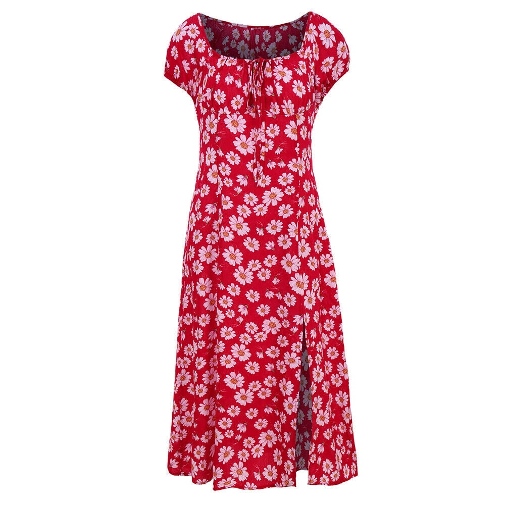 vintage flowery dress