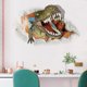 thumbnail image 2 of A 45 × 60CM 3D broken dinosaur wall stickers bedroom living room, 2 of 5