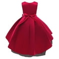 thumbnail image 7 of Kiijoy Girls Formal Lace Sleeveless Dress Party Princess Dress Pageant Gown, Sizes 2-10, 7 of 7
