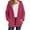 03-Hot Pink, variant on Women's Sherpa Warm Winter Coats Zipper Casual Long Sleeve Hooded Jackets Fleece Thickened Thermal Outerwear Gray XXXL