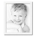 thumbnail image 2 of ArtToFrames 20" x 24" Contemporary White with Lip Picture Frame, 20x24 inch White Wood Poster Frame (WOM-2032), 1 Pack, 2 of 6