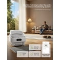 thumbnail image 6 of Self Cleaning Cat Litter Box, Cypcat Smart Automatic Litter Box Anti-Pinch, 10 Safety Sensors, 72L Large Cat Litter Boxs for Multiple Cats, 5G & 2.4G WiFi, 6" LED Display, Odor Control Robot, White, 6 of 6