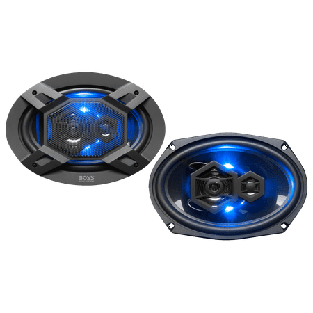 BOSS Audio - Elite 6" x 9" 3-way Car Speakers with Polypropylene Cones Pair - Black