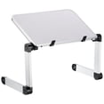 thumbnail image 1 of Unique Bargains Support de Livre pour Lecture Support de Manuel Réglable Support Ergonomique pour Lit Porte-Livre pour Portable Manuel, Blanc, 1 of 6