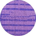 thumbnail image 1 of Ahgly Company Indoor Round Oriental Pink Modern Area Rugs, 3' Round, 1 of 4