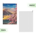thumbnail image 2 of Kdxio Cherry Blossoms Pattern Golf Towel (24" X 16") with Carabiner Clip - The Convenient Golf Cleaning Towel, 2 of 8