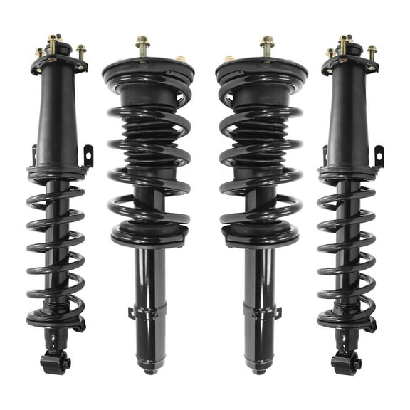 Unity Automotive 4-11835-15210-001 Front & Rear Complete Strut Assembly Kit For 2006-2013 Lexus IS250, 2011-2013 Lexus IS350