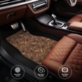 thumbnail image 6 of Fuzoiu Autumn Pinecone Plants Print Carpet Floor Mats for Car,Car Foot Mat Set,Universal Fit 4 Piece Mat Pad Set,Fits Most Cars Trucks Vans Sedans SUV Auto Carpet Mat Se, 6 of 7