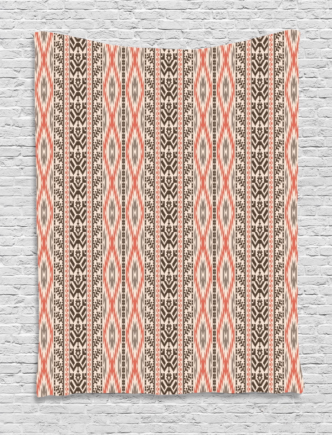 Southwestern Tapestry, Traditional Vertical Borders Inspired by