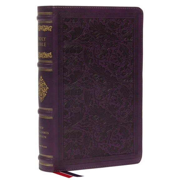 Nkjv, Personal Size Reference Bible, Sovereign Collection, Leathersoft, Purple, Red Letter, Thumb Indexed, Comfort Print, (Hardcover)