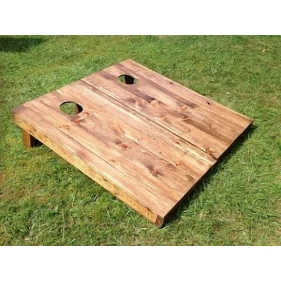 Rosewood Wood Slat Custom Cornhole Board