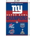 thumbnail image 4 of NFL New York Giants - Champions 23 Wall Poster, 22.375" x 34", 4 of 4