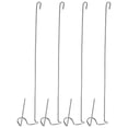 thumbnail image 1 of Stainless Steel Hanging Plant Racks for Air Plants and Flowers 4 Pieces Silver, 1 of 8