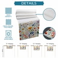 thumbnail image 7 of Table Runner Dresser Scarf 14 x 72 Inch Spring Farmhouse Floral Colorful Wildflower Green Botanical Table Runners Non-Slip Heat Kitchen Dining Table Decor for Indoor Outdoor Home Party Decoration, 7 of 7