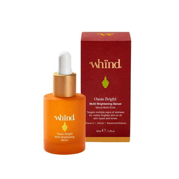 whind Oasis Bright Sérum à la Vitamine C 10 % pour une Peau Plus Lumineuse – Correcteur de Taches Brunes Stimulant l'Éclat pour Aider à Réduire la Pigmentation – B