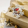 thumbnail image 5 of Red Cardinal Birds Metal Christmas Ornament Winter Holiday Hanging Christmas Tree Ornaments Metal Christmas Ornaments Tree Decor Gifts for Friends Coworkers Employees Family, 5 of 8