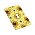 thumbnail image 3 of ZICANCN Outlet Covers Wall Plate, Abstract Sunflower Floral Checked Light Switch Cover Decorative, Duplex Toggle Combo 1-Gang, 3 of 9