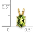 thumbnail image 3 of 14k 7x5mm Oval Peridot Pendant XP422PE, 3 of 3