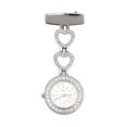 thumbnail image 1 of Reloj con Pin de Solapa para Enfermera, Reloj Fob con Clip, Reloj de Cuarzo Colgante con Diamantes y Reloj con corazón, Reloj de Bolsillo Chian Doctor para Enfermeras, médicos, Hombres y Mujeres, 1 of 8