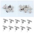 thumbnail image 3 of 80PCS Stainless Steel Time Ear Stud Trays and Ear Backs Round Bases for Jewelry Making DIY Earring, 3 of 7