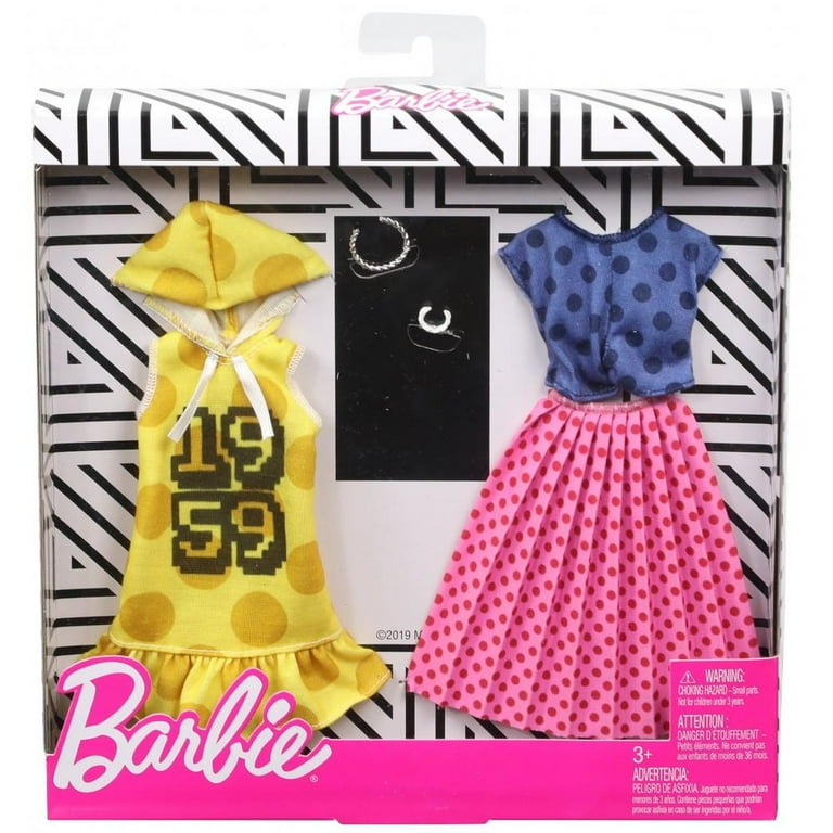 Barbie Clothes -- 2 Outfits and 2 Accessories for Barbie Doll 