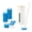 Toilet Wand, variant on Disposable Toilet Brush, Toilet Bowl Cleaning System Count Wand Refill, Clean Brush Starter Kit with Toilet Wand, Storage Caddy and Fragrant Tablet