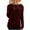 Red, variant on Breezora Floral Lace Patchwork Knit Sweater For Women Crewneck Long Sleeve Casual Pullover Top With Elegant Details XXL Size Grey