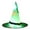 Green, variant on Gallickan Lighted Witch Hat, Light Up LED Halloween Witch Hat, Halloween Decorations for Outdoor Garden Party Carnival Supplies for Party Decor, Green