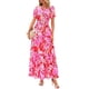 thumbnail image 1 of Vestido PRETTYGARDEN Verano 2025 Boho Floral Rojo M, 1 of 4