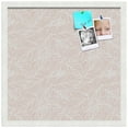 thumbnail image 2 of PinPix 20x20 Custom Cork Bulletin Board Peach White Poster Board Has a Fabric Style Canvas Finish, Framed in Peach White, by ArtToFrames (PinPix-1874), 2 of 5