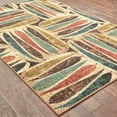 thumbnail image 2 of Sphinx Emerson Area Rug 2031A Ivory Leaves Squares 7' 10" x 10' Rectangle, 2 of 3