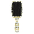 thumbnail image 2 of Yellow Flying Bee Dressed up Gnome Honeycomb on White Air Cushion Comb Hairbrush Prevent static Snag Tangle for Women Ladies Detaining Separating Shaping Wavy Curly Straight Hair, 2 of 4