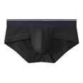 thumbnail image 1 of Calzoncillos de algodón puro para hombre, transpirables, con forma de U, con bolsa grande, cintura baja, sexys, para jóvenes, 1 of 2