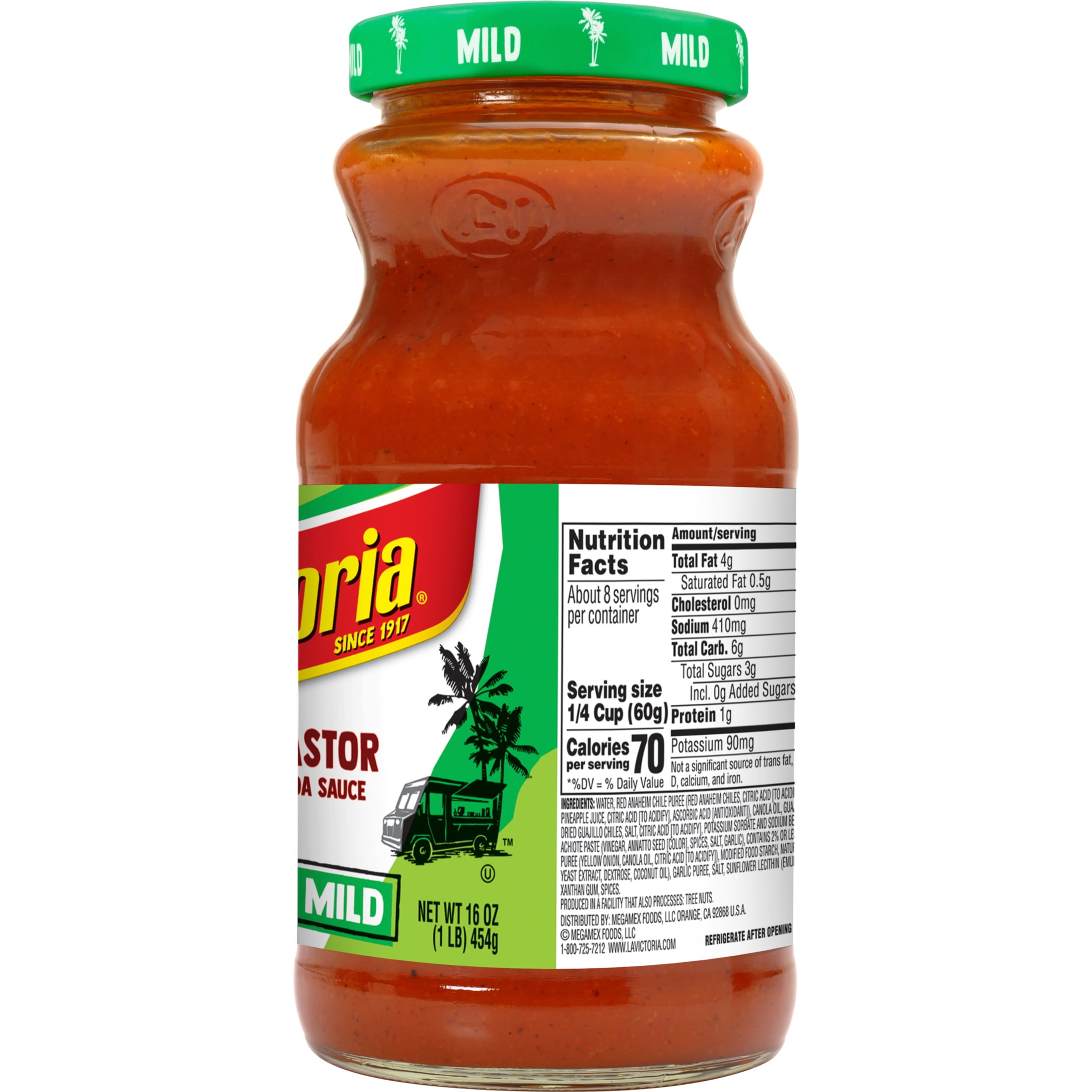 LA VICTORIA Al Pastor Enchilada Sauce, Shelf-Stable, 16 oz Glass Jar