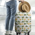 thumbnail image 2 of Cartoon Tractors Hay Bales White Pattern Luggage Cover Fashion Suitcase Cover Baggage Covers Fit 25-28 Inch Luggage (Go Travel), 2 of 5